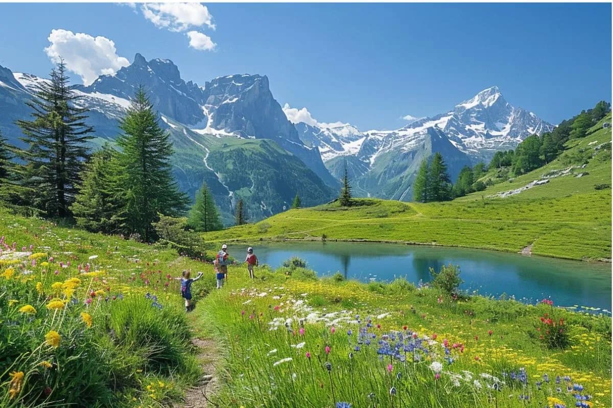 Promenade à la montagne