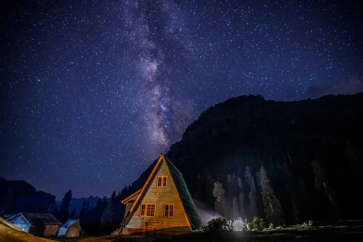 nuit à la montagne