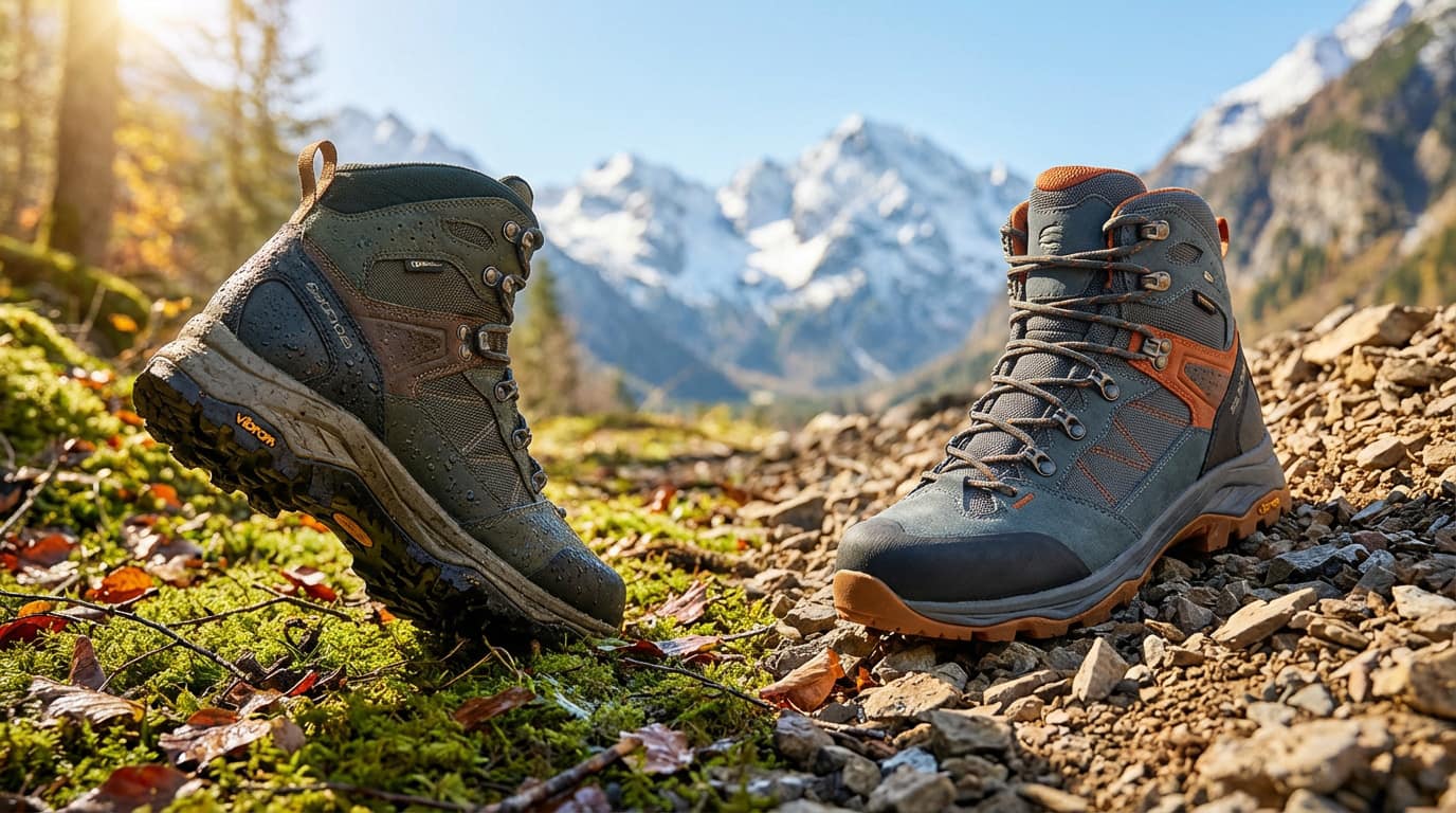Choix de chaussures de randonnée adaptées aux terrains variés comme pierriers et sous-bois