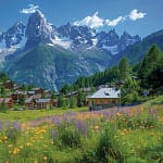 Chamonix en été : un paradis pour les amoureux de la nature et de l'aventure Paysage Chamonix en été