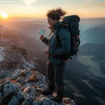 utilisation d'une boussole d'orientation