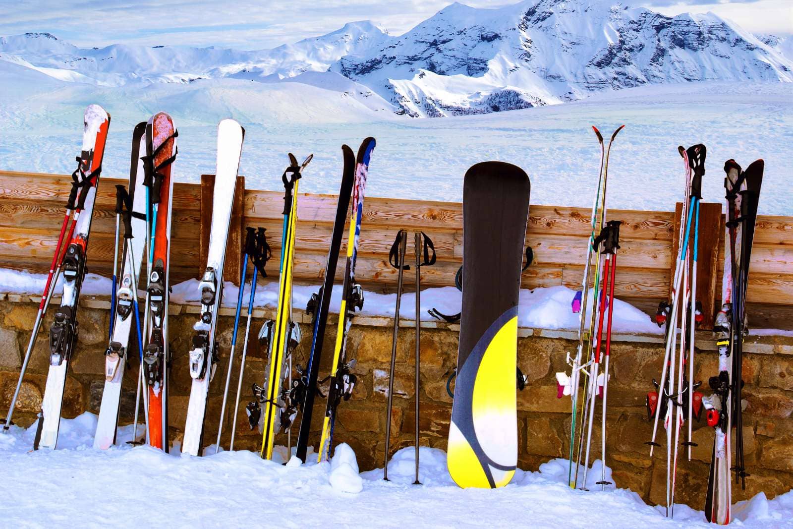 équipements pour skier