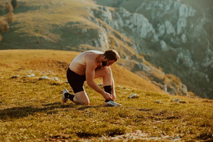 Jogging en montagne