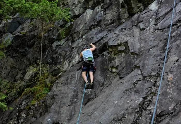 difficultés en escalade