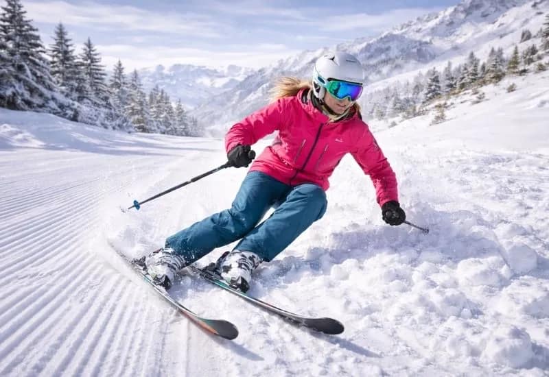 Ski aventure en poudreuse éclatante