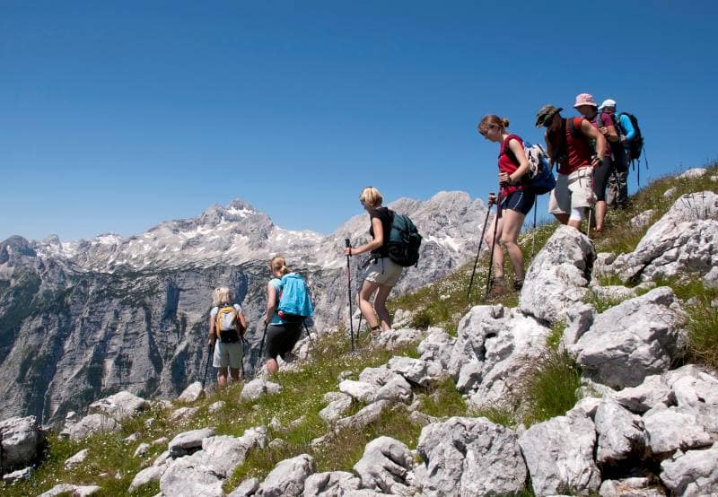 randonnée organisée dans les Alpes