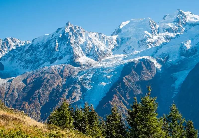 vue du mont blanc