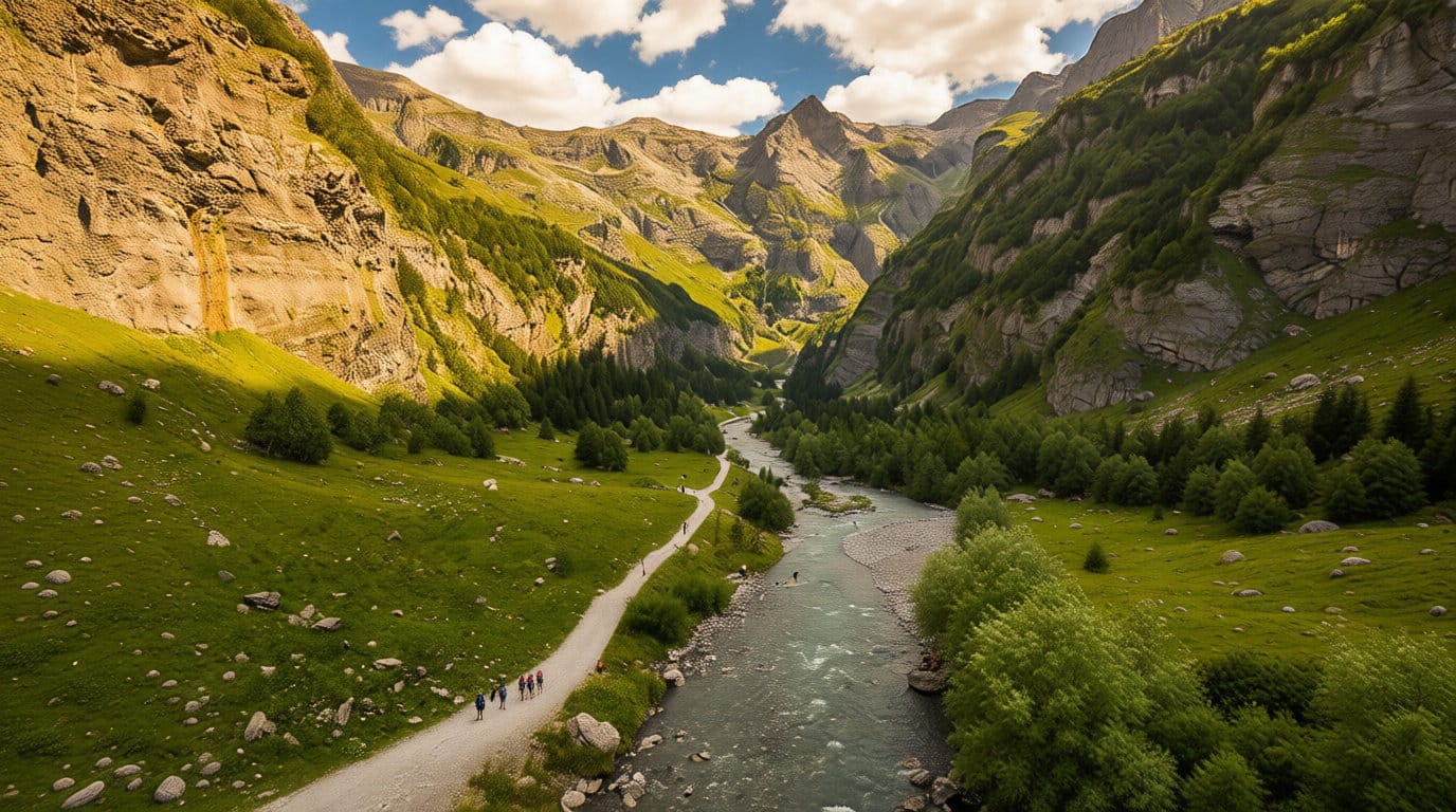 Marcher vers le bout du monde au cœur du vallon