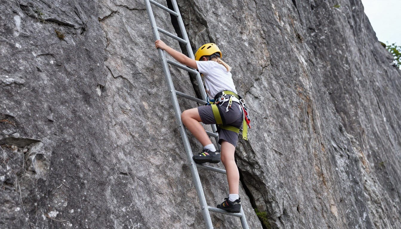 Via ferrata : 3 raisons de s'initier à la verticalité en famille