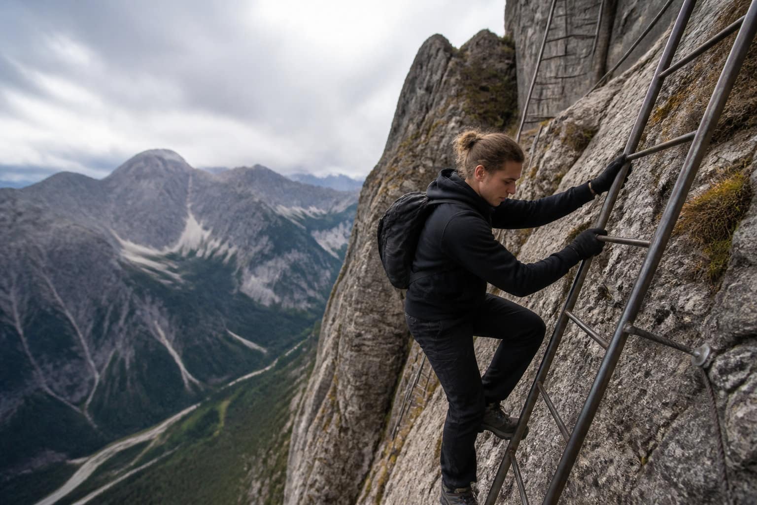 3 variantes de parcours pour atteindre le sommet