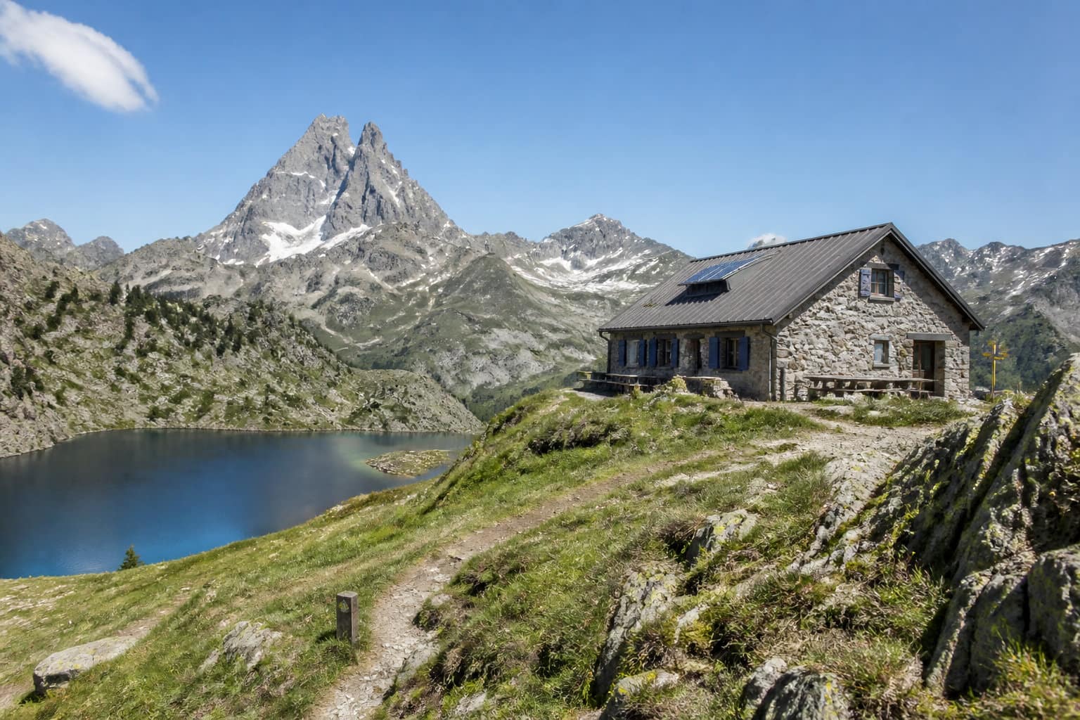 Le refuge d'Ayous pour contempler l'Ossau
